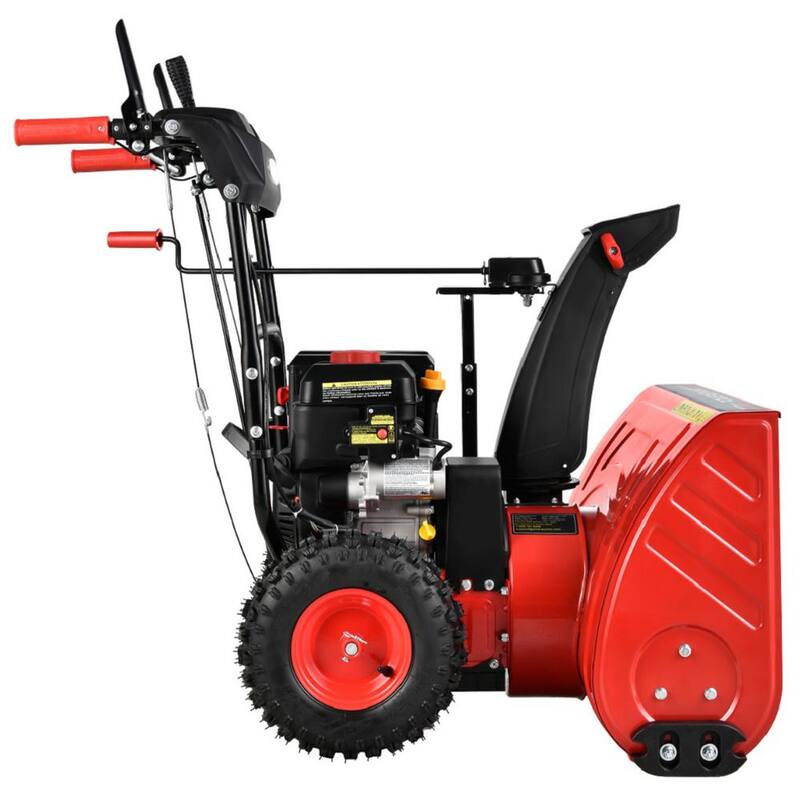 PowerSmart 26 in. 2-Stage Gas Snow Blower with LED Light Electric Start - PSSHD26T