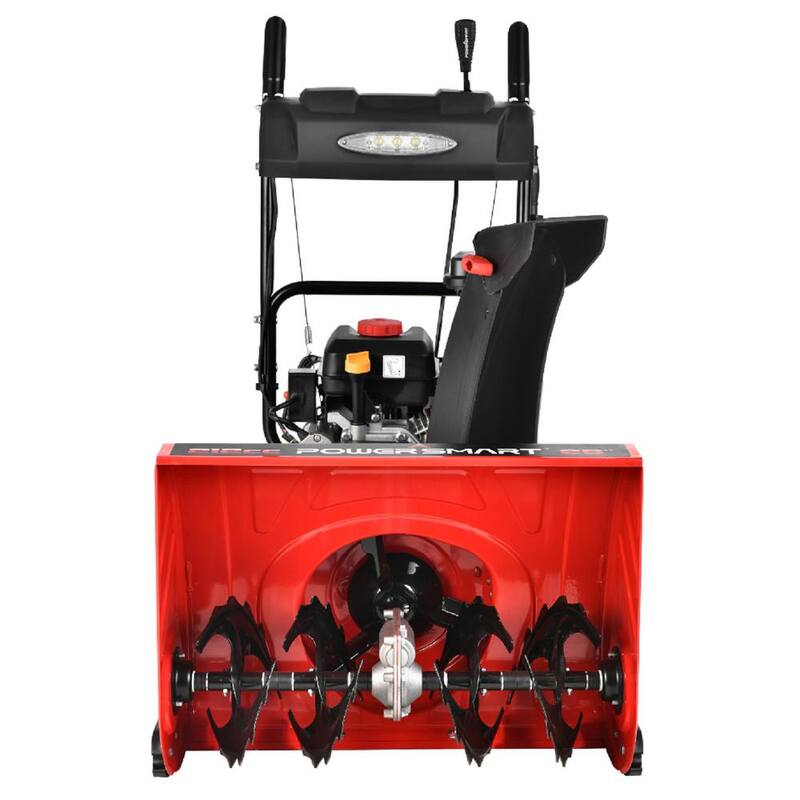 PowerSmart 26 in. 2-Stage Gas Snow Blower with LED Light Electric Start - PSSHD26T