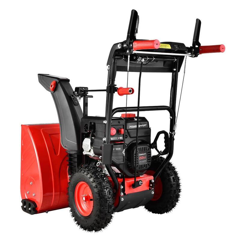 PowerSmart 26 in. 2-Stage Gas Snow Blower with LED Light Electric Start - PSSHD26T