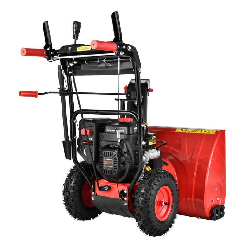 PowerSmart 26 in. 2-Stage Gas Snow Blower with LED Light Electric Start - PSSHD26T