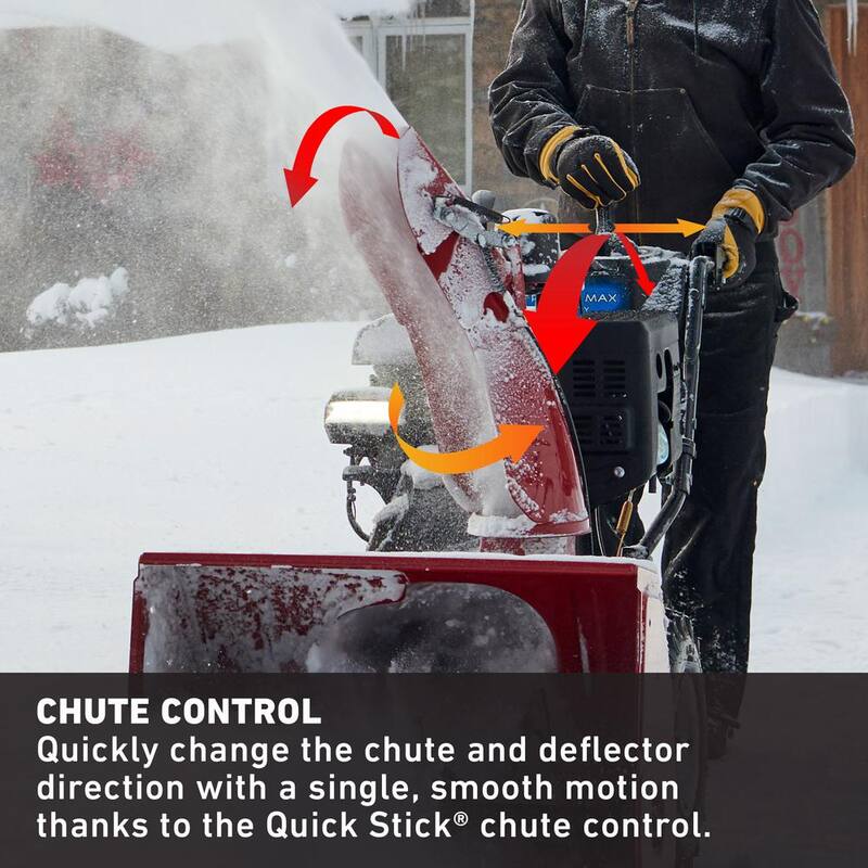 Toro Power Max HD 828 OAE 28 in. 252 cc Two-Stage Gas Snow Blower with Electric Start, Triggerless Steering and Headlight - 38838
