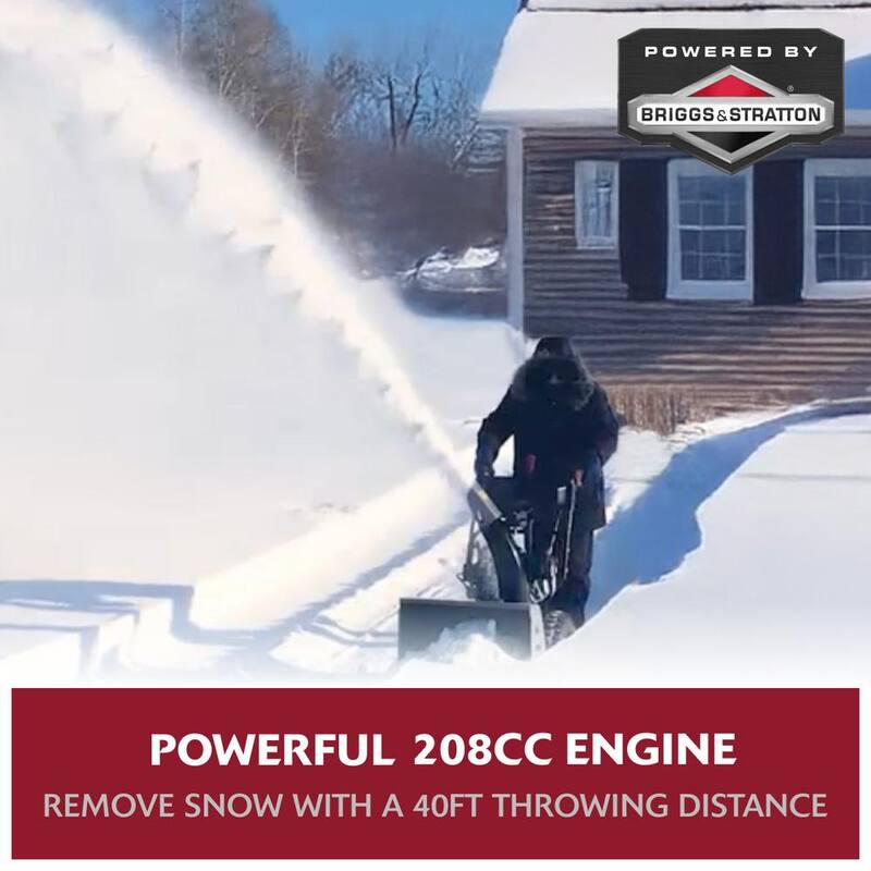 Murray Flurry XL 24 in. 208 CC Self Propelled 2-Stage Gas Snow Blower with Electric Start - MYS2420801