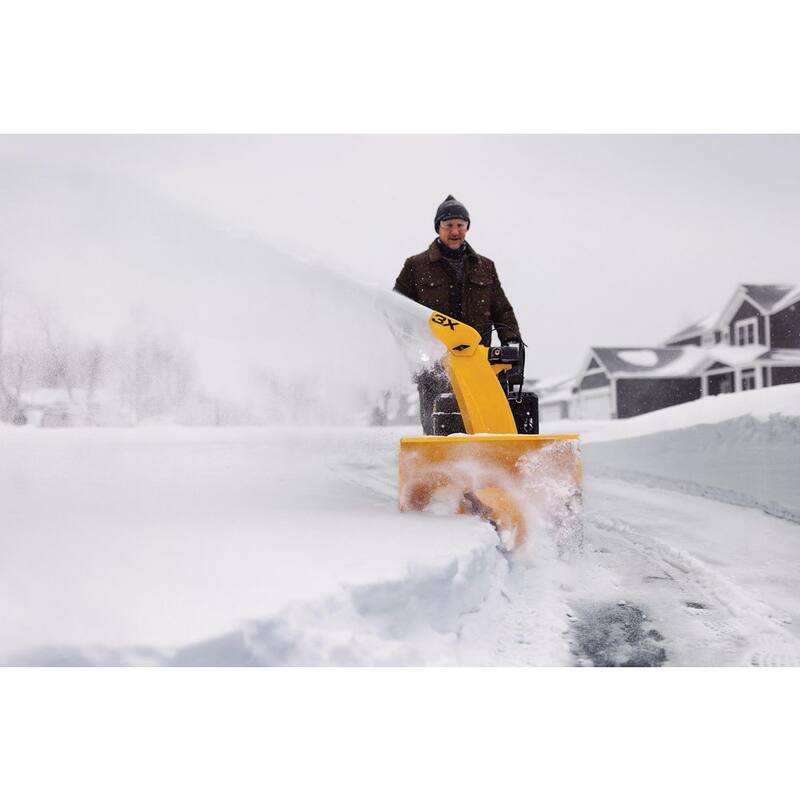 Cub Cadet 3X 26 in. 357cc Three-Stage Electric Start Gas Snow Blower with Steel Chute, Power Steering and Heated Grips - 3X 26