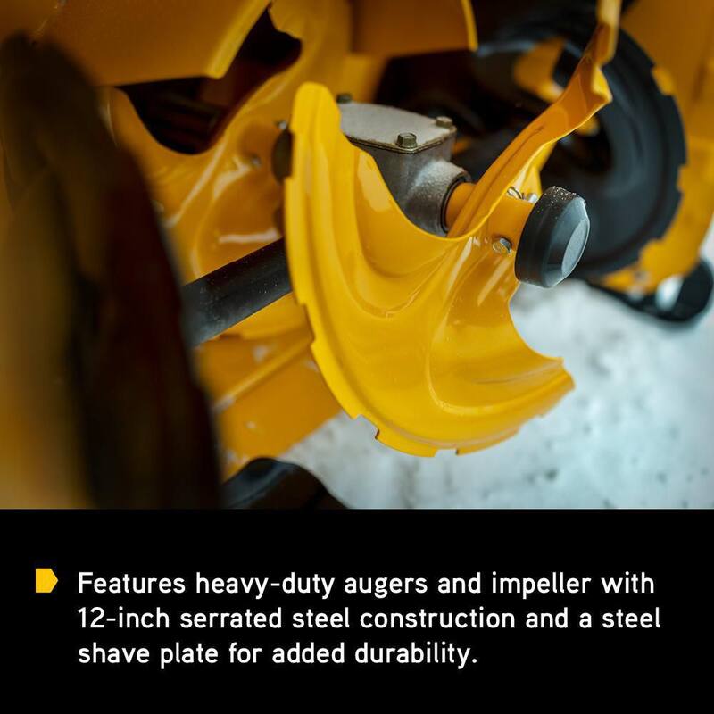 Cub Cadet 3X 26 in. 357cc Three-Stage Electric Start Gas Snow Blower with Steel Chute, Power Steering and Heated Grips - 3X 26