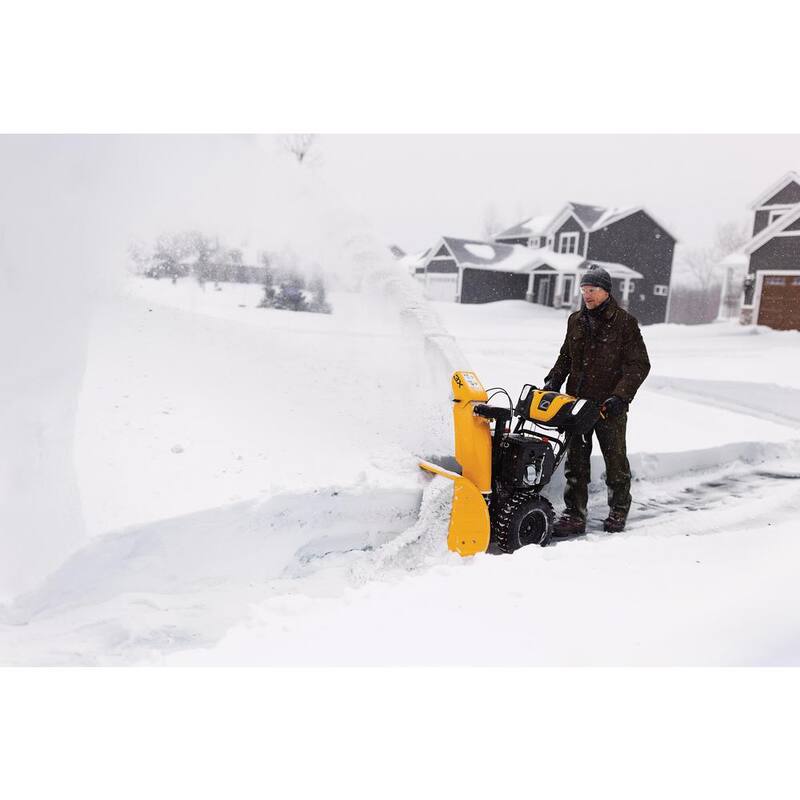 Cub Cadet 3X 26 in. 357cc Three-Stage Electric Start Gas Snow Blower with Steel Chute, Power Steering and Heated Grips - 3X 26
