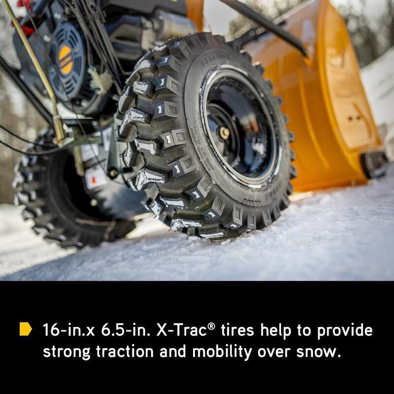 Cub Cadet 3X HD 30 in. 420 cc Three-Stage Gas Snow Blower with Electric Start Steel Chute Power Steering and Heated Grips - 3X 30 HD