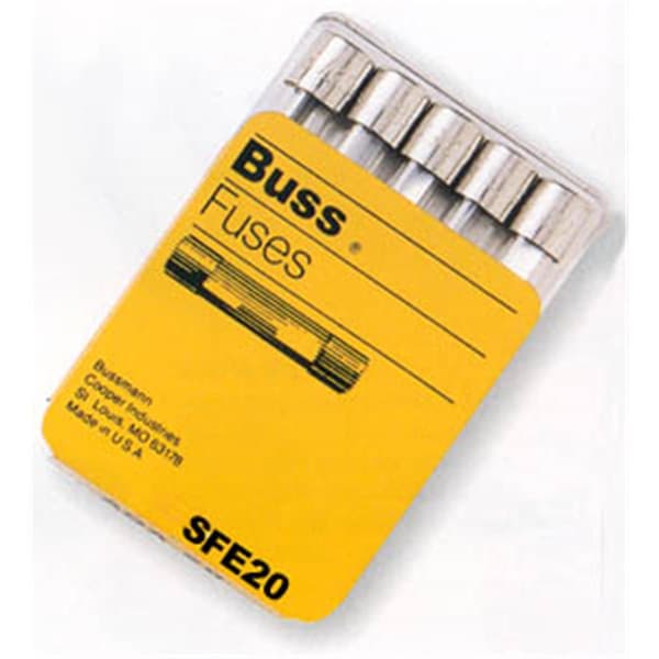 Eaton Bussmann Glass Fuse, SFE Series, 20A - SFE20