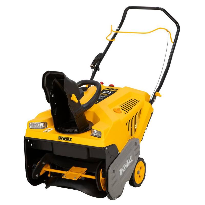 DEWALT 21 in. 208 cc E-Gov Electric Start Gas Single-Stage Snow Blower - 31PM2V6HA38