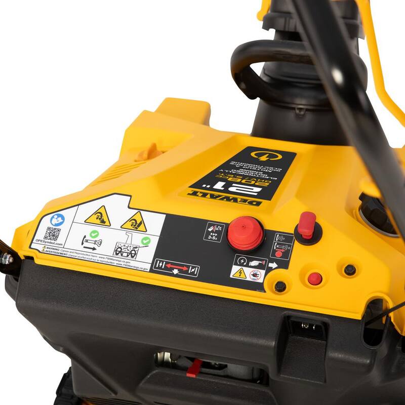 DEWALT 21 in. 208 cc E-Gov Electric Start Gas Single-Stage Snow Blower - 31PM2V6HA38