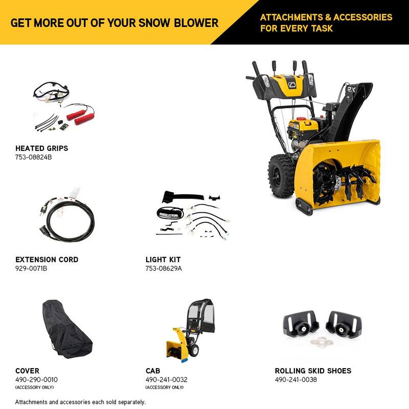 Cub Cadet 2X 24 in. 243cc IntelliPower Two-Stage Electric Start Gas Snow Blower - 2X 24 IP