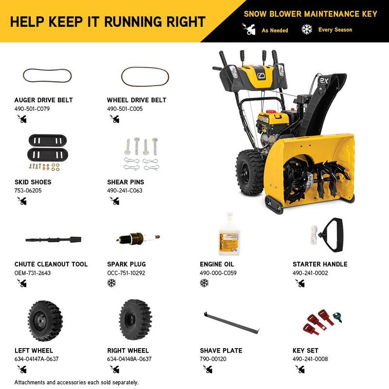 Cub Cadet 2X 24 in. 243cc IntelliPower Two-Stage Electric Start Gas Snow Blower - 2X 24 IP