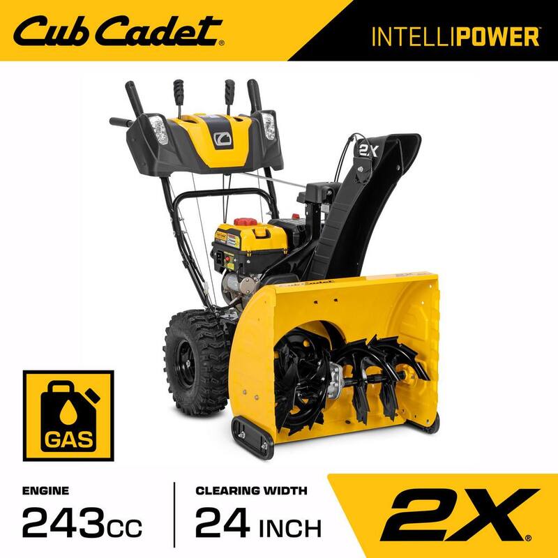 Cub Cadet 2X 24 in. 243cc IntelliPower Two-Stage Electric Start Gas Snow Blower - 2X 24 IP