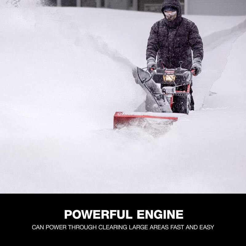 Troy-Bilt Storm 30 in. 357cc Two-Stage Electric Start Gas Snow Blower with Power Steering and Heated Grips - Storm 3090
