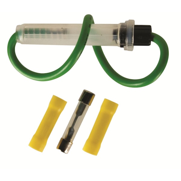The Best Connection Fuse Holder, Wire Leads, Glass Fuse Type - JTT2467F