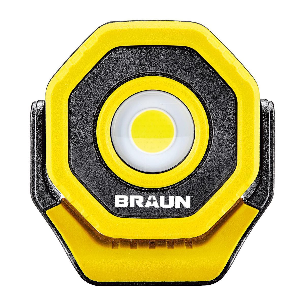 Foco de inundación LED magnético recargable ultracompacto de 750 lúmenes de Braun, amarillo - 59587.