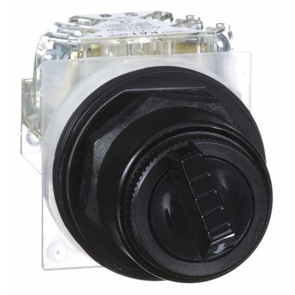 Schneider Electric - Interruptor selector no iluminado, 30mm, 3 posiciones, palanca - 9001SKS43BH13