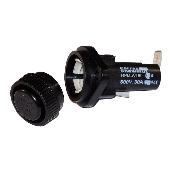 Mersen Fuse Holders, 1 Poles, 600V AC/DC Volt Rating - GPM-WT