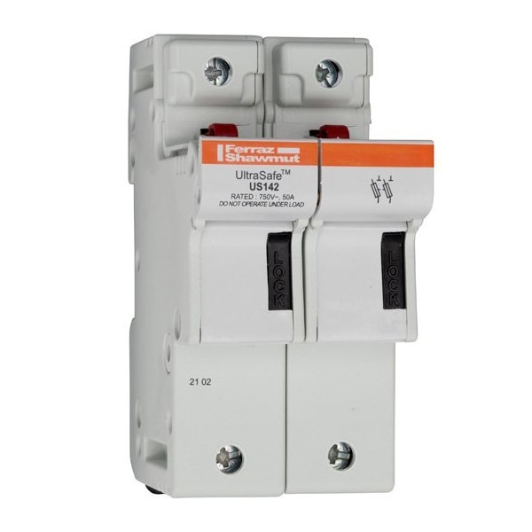 Mersen Fuse Holder, 2 Poles, 750V AC Volt Rating - G331137