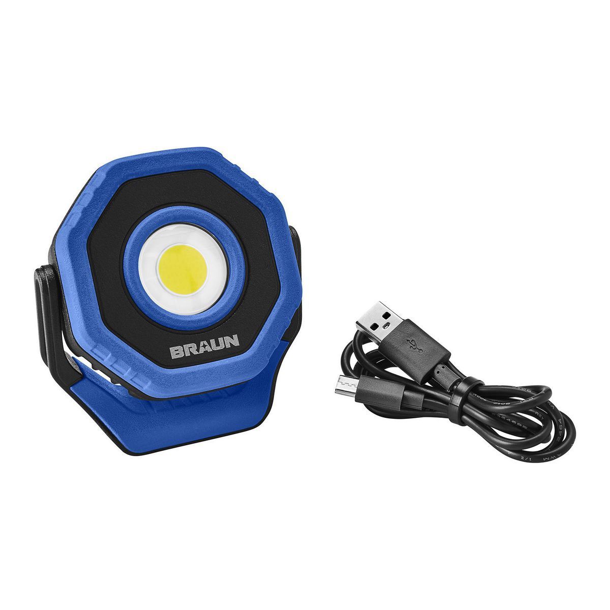 Luz de inundación LED magnética recargable ultra compacta de 750 lúmenes Braun, azul - 59225