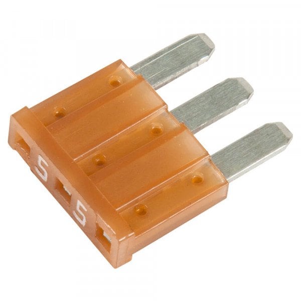 Grote Blade Fuse, 3 Blade, 5A, PK5, 5 PK - 82-ANK-5A