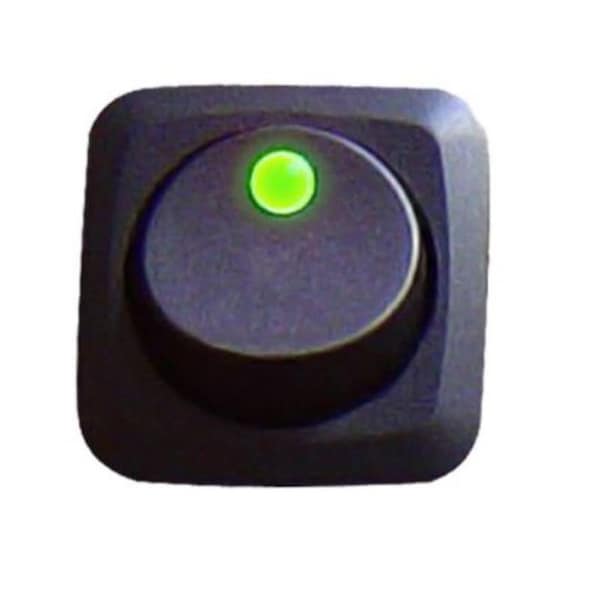 Luz LED ovalada verde rockera Hella sin cubierta - H61923001