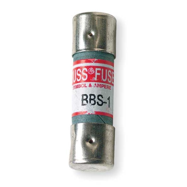 Fluke UL Class Fuse, BBS Series, Fast-Acting, 1A, 600V AC, Non-Indicating, 5 PK - Fluke-871207/1A