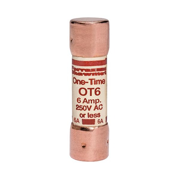 Mersen UL Class Fuse, K5 Class, OT Series, Fast-Acting, 6A, 250V AC - OT6