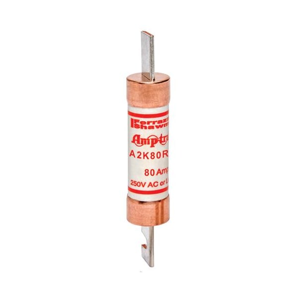 Mersen UL Class Fuse, RK1 Class, A2K-R Series, Fast-Acting, 80A, 250V AC - A2K80R