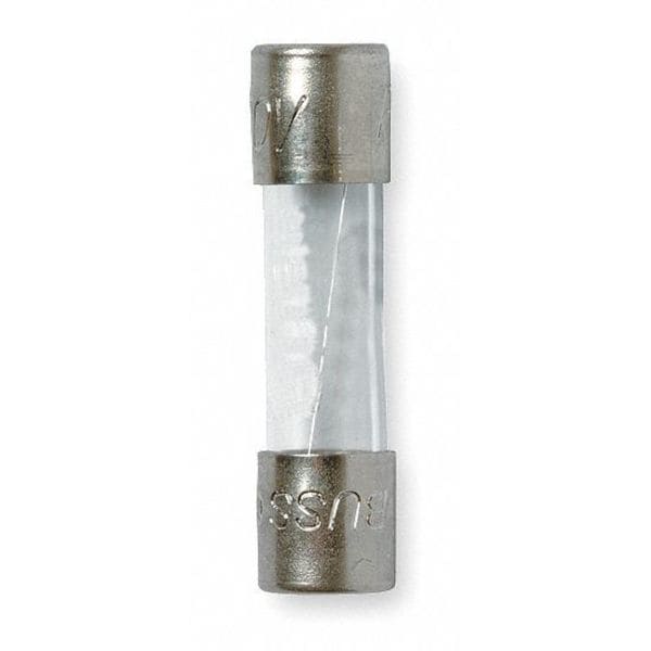 Eaton Bussmann Glass Fuse, S500 Series, Fast-Acting, 5A, 250V AC, 50A at 250V AC, 5 PK - S500-5-R