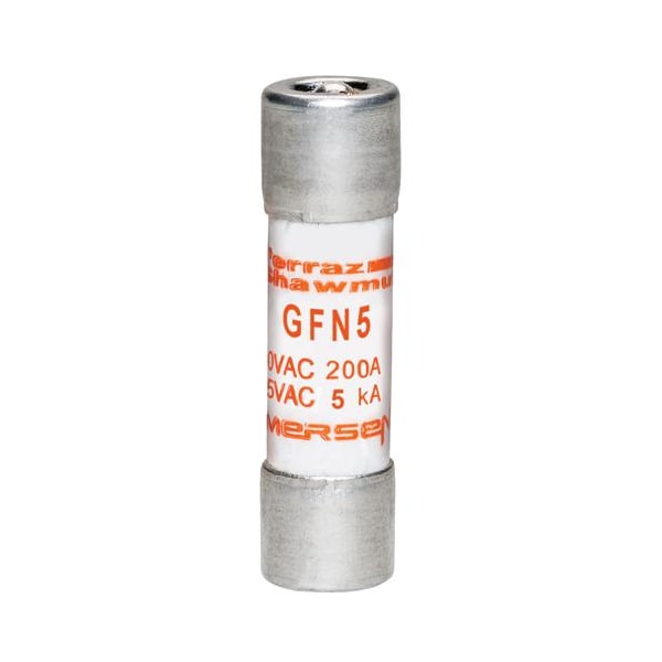 Mersen Midget Fuse, GFN Series, Time-Delay, 5A, 250V AC, Indicating - GFN5