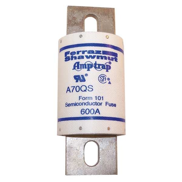Mersen Semiconductor Fuse, A70QS Series, 600A, Fast-Acting, 700V AC, Bolt-On - A70QS600-4