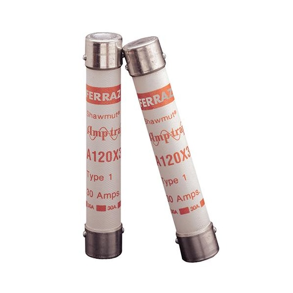 Mersen Semiconductor Fuse, A120X Series, 10A, Fast-Acting, 1200V AC, Ferrule - A120X10-1