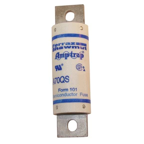 Mersen Semiconductor Fuse, A70QS Series, 125A, Fast-Acting, 700V AC, Bolt-On - A70QS125-4