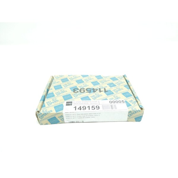 Stahl Ceramic Fuse, 0.80A, 250V AC, 5 PK - 8560/51-4171