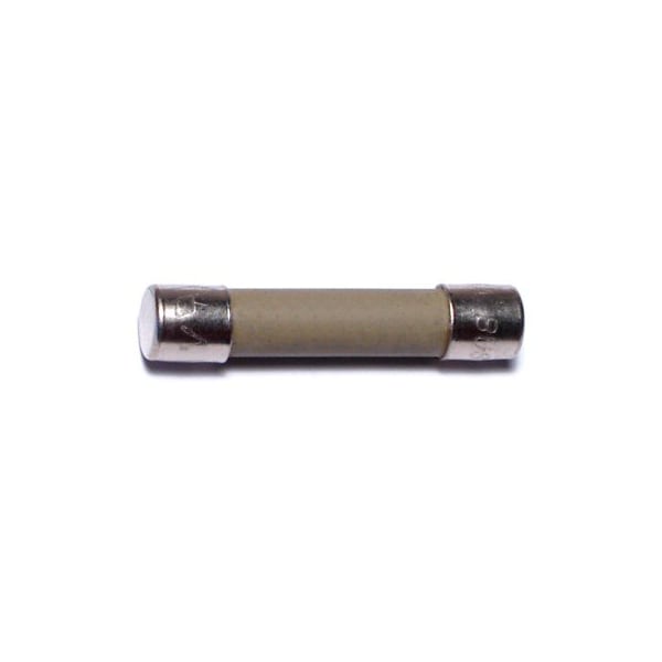 Midwest Fastener Ceramic Fuse, MDA Series, Time-Delay, 25A, 125V AC, 5 PK - 67252