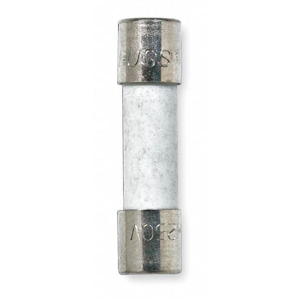 Eaton Bussmann Ceramic Fuse, S505 Series, Time-Delay, 1.60A, 250V AC, 1.5kA at 250V AC, 5 PK - S505-1.6-R