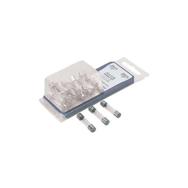Sea Dog Glass Fuse Kit, AGC Series, 30 Fuses Included, 3 to 20A, Not Rated - 444190-1