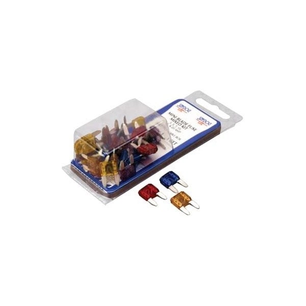 Sea Dog Automotive Fuse Kit, ATM Series, 30 Fuses Included, 3 to 20A, Not Rated - 445090-1