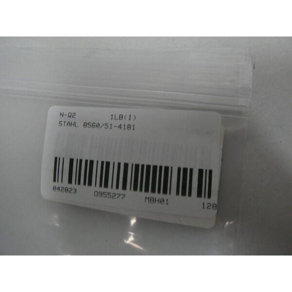 Stahl Plug Fuse, Fast-Acting, 1A, 250V AC, 5 PK - 8560/51-4181 149161