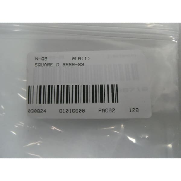 Square D Fuse Clip, H Fuse Class, 60A Max. Amps, 600V AC/DC Max. Volts, 0 to 60A Amp Range - 9999-S3
