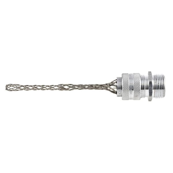 Hubbell Wiring Device-Kellems Strain Relief Cord Grip, Male, Straight - 074011248