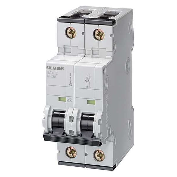 Siemens Circuit Breaker, 5SY4 Series, 1A, 1+N Pole, 277V AC, 10kA at 230V AC, D Curve - 5SY45018