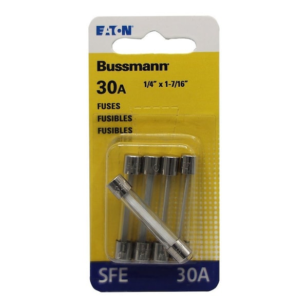 Eaton Bussmann Automotive Fuse, Fast Acting Fuse, 32 V, 30 A, 10 kA Interrupt - BP/SFE-30-RP