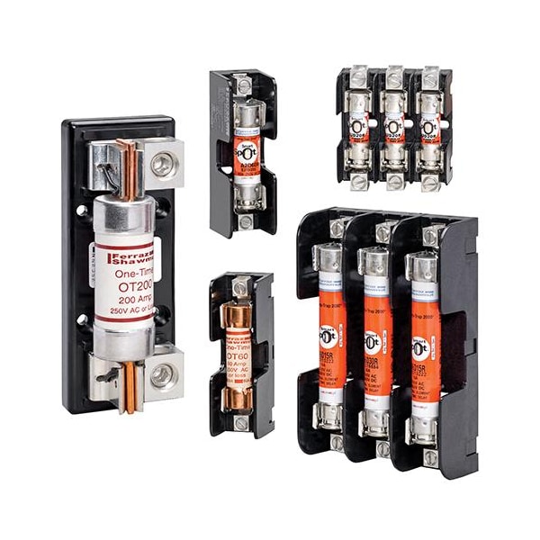 Mersen Open Fuse Block, R UL Class, Adder Poles, 250V AC/DC Volt Rating - 20305R