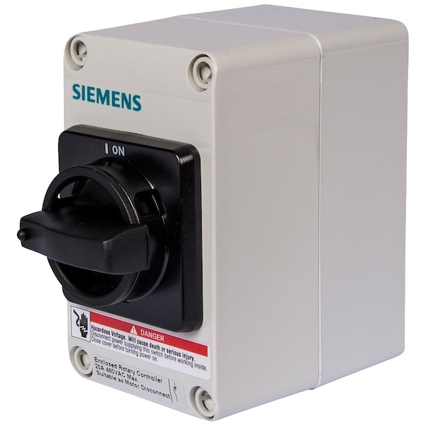Interruptor de seguridad Siemens no fusible, servicio pesado, 600V CA, 3PST, 100 A, NEMA 3R - HNF363S