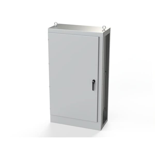 Saginaw Control & Engineering Carbon Steel Electrical Enclosures, 72 in H, 18 in D, 40 in W, NEMA 3R, 12, 13, Hinged - SCE-MOD724018