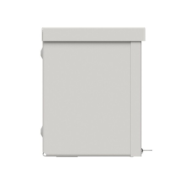 Wiegmann Carbon Steel Electrical Enclosures, 24 in H, 12 in D, 24 in W, NEMA 3R, Screw On - RSC242412
