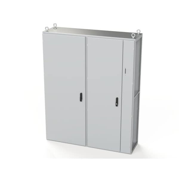 Saginaw Control & Engineering Carbon Steel Electrical Enclosures, 78.74 in H, 18 in D, 62.99 in W, NEMA 3R, 12, 13, Hinged - SCE-TD201605LG