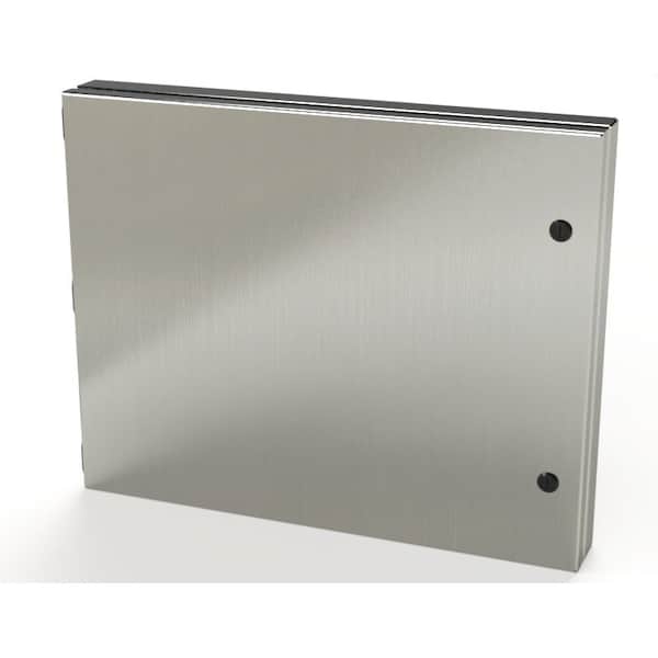 Saginaw Control & Engineering 304 Stainless Steel Electrical Enclosures, 16 in H, 1-1/2 in D, 20 in W, NEMA 3R, 4, 4X, 12, 13 - SCE-HA1620SS