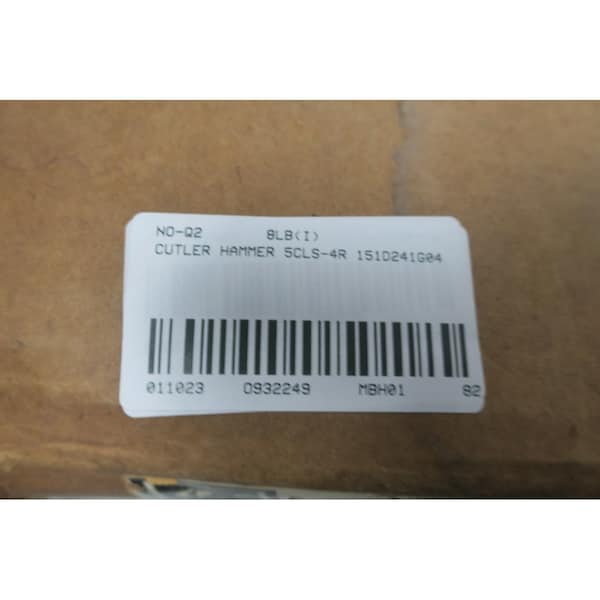 Eaton Cutler-Hammer Limiter Fuse, CLS Series, 1304A, 5080V AC, Cylindrical - 5CLS-4R 151D241G04